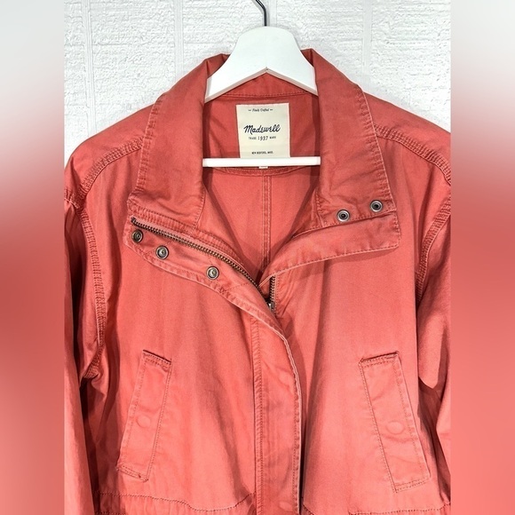 Madewell prospect jacket in spiced rose color size M - Picture 3 of 16